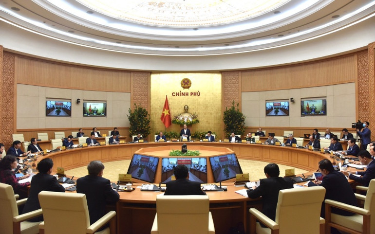 Chính phủ họp phiên thường kỳ tháng 1 -0