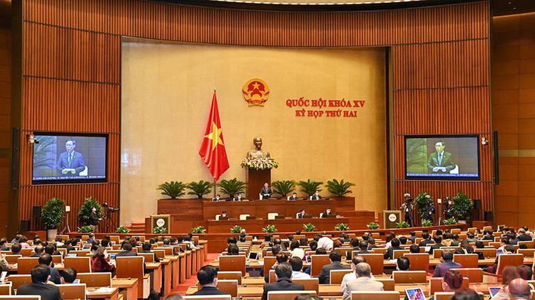 Chủ tịch Quốc hội Vương Đình Huệ chủ trì phiên chất vấn đầu tiên của nhiệm kỳ Quốc hội khóa XV -0