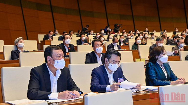 Chủ tịch Quốc hội Vương Đình Huệ chủ trì phiên chất vấn đầu tiên của nhiệm kỳ Quốc hội khóa XV -0