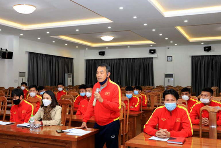 Gặp mặt và giao nhiệm vụ cho đội tuyển U23 quốc gia -0