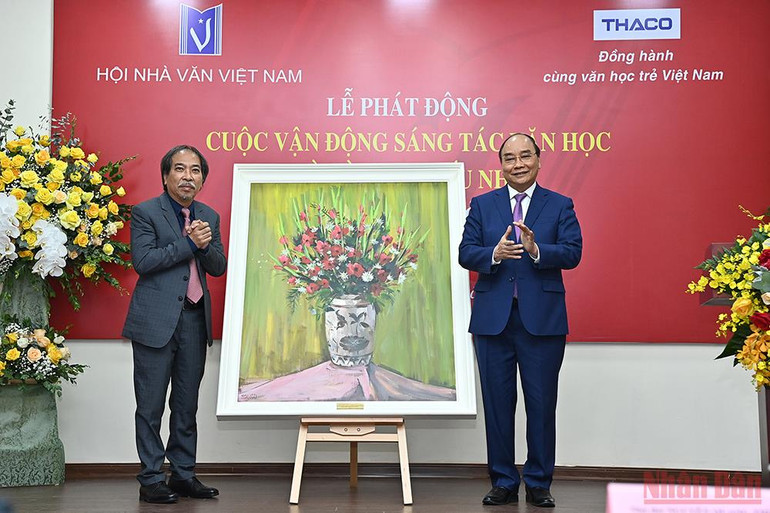 Lễ phát động cuộc vận động sáng tác văn học về đề tài thiếu nhi -1