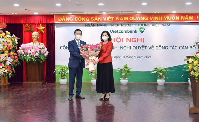 Vietcombank tổ chức lễ công bố quyết định về nhân sự lãnh đạo cấp cao -0