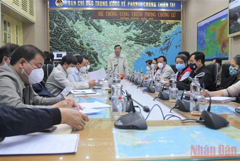 Ban Chỉ đạo Quốc gia về phòng, chống thiên tai tổ chức cuộc họp ứng phó với cơn bão có tên quốc tế là Rai ngày 15/12. Nhiều khả năng bão Rai sẽ trở thành bão số 9 trên Biển Đông -0