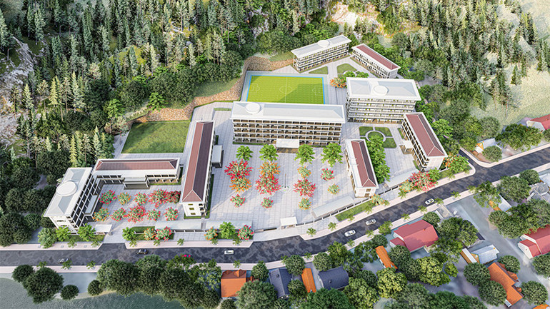 Tổng quan dự án công trình Trường Trung học phổ thông Kỳ Sơn. Khởi động xây dựng Trường Trung học phổ thông Kỳ Sơn -0
