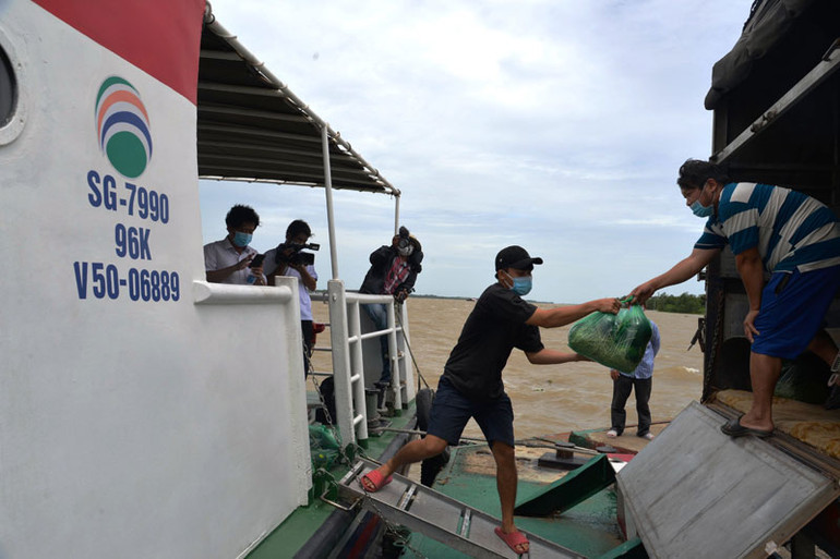 Vận chuyển 40 tấn hàng nông sản cung cấp cho TP Hồ Chí Minh -0