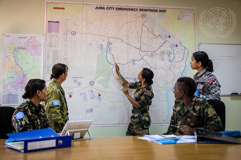 Nhân viên gìn giữ hòa bình LHQ tại Nam Sudan. Ảnh: UNMISS Thử thách tinh thần đa phương -0