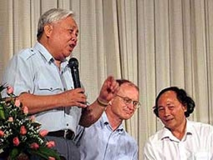 GS, VS Nguyễn Văn Hiệu trong Hội nghị "Gặp gỡ Việt Nam" tại Hà Nội. GS, VS Nguyễn Văn Hiệu: Tượng đài của trí thức cách mạng Việt Nam -0