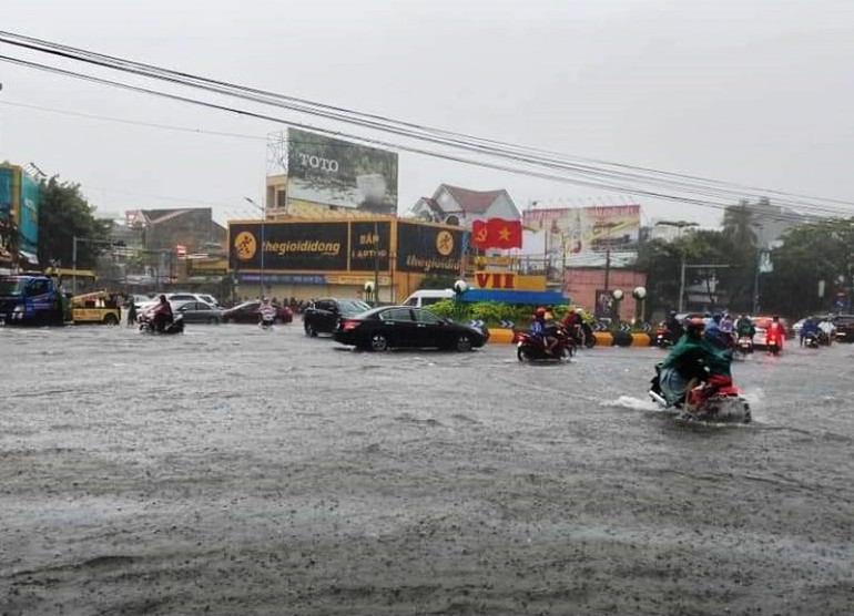 TP Vũng Tàu chìm trong biển nước sau mưa -0