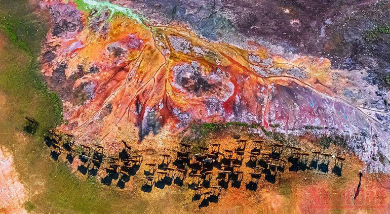 Bến Nôm đẹp ngỡ ngàng mùa nước cạn -0