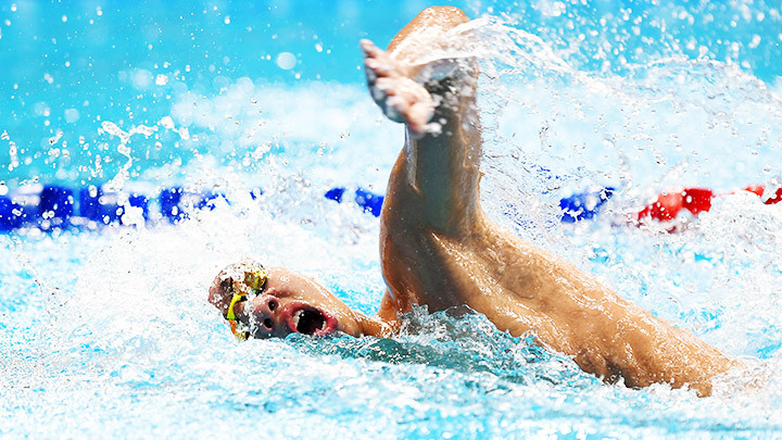Kình ngư Huy Hoàng. Ảnh: TUẤN MARK Hy vọng vàng tại SEA Games 31 -0