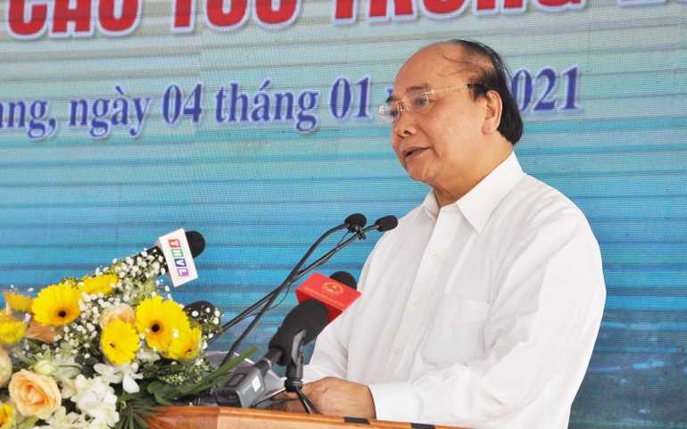 Thủ tướng Nguyễn Xuân Phúc dự thông tuyến cao tốc Trung Lương - Mỹ Thuận -0