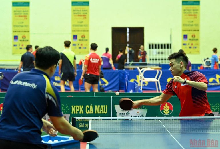 Bảo đảm điều kiện thi đấu và công tác phòng, chống dịch tại Giải vô địch bóng bàn quốc gia Báo Nhân Dân -0