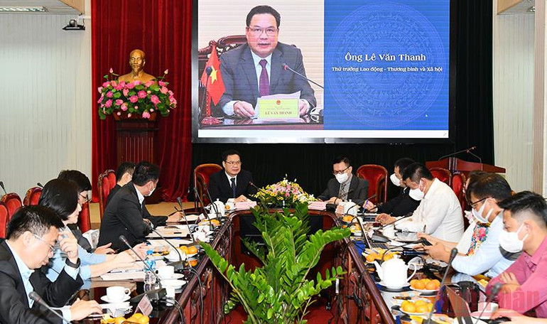 Tọa đàm trực tuyến về giải pháp hỗ trợ, ổn định thị trường lao động trong bối cảnh đại dịch -0