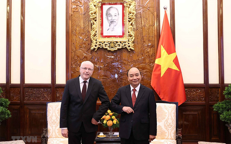 Chủ tịch nước tiếp Đại sứ các nước Uruguay, Phần Lan và Áo -0