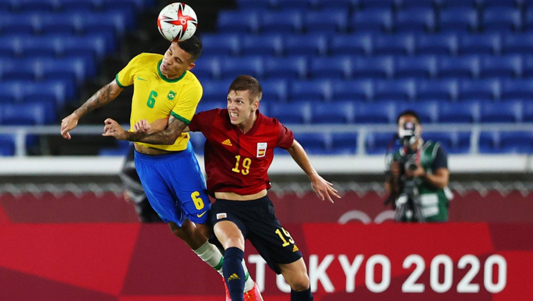 Thắng kịch tính Tây Ban Nha, Brazil giành HCV bóng đá nam Olympic Tokyo 2020 -0