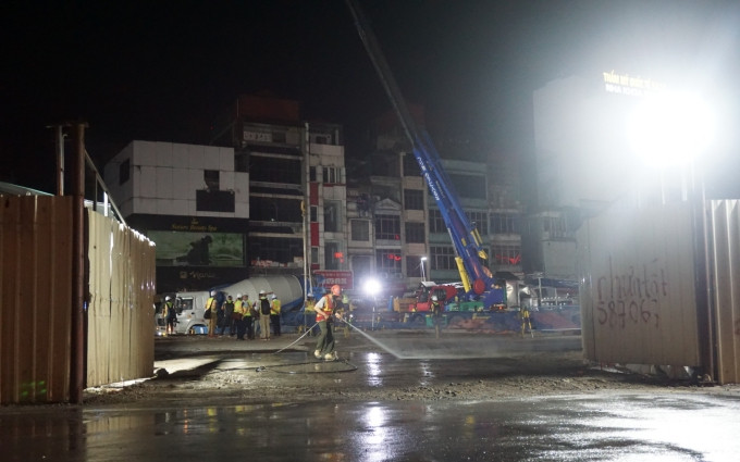 Xuyên đêm hợp long ga ngầm đầu tiên, tuyến đường sắt Nhổn - ga Hà Nội ảnh 5