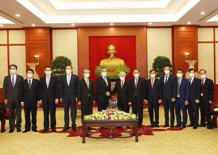 Tổng Bí thư Nguyễn Phú Trọng tiếp Bộ trưởng Bộ Ngoại giao Trung Quốc -0