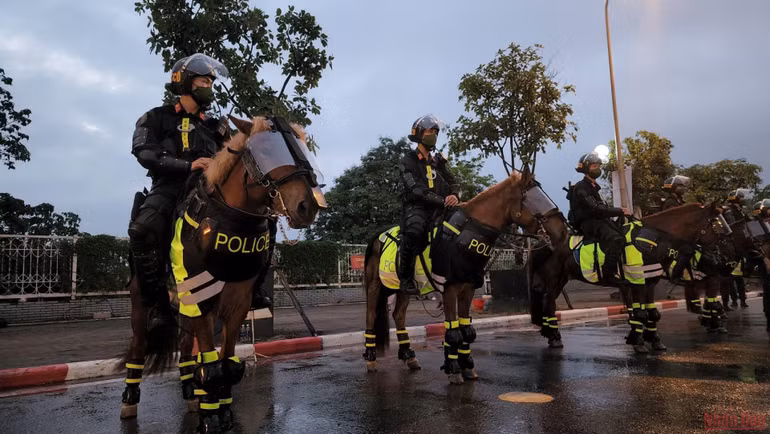 Sân vận động quốc gia Mỹ Đình nhộn nhịp trước giờ khai mạc SEA Games 31 ảnh 10 4kybinh.jpg -3