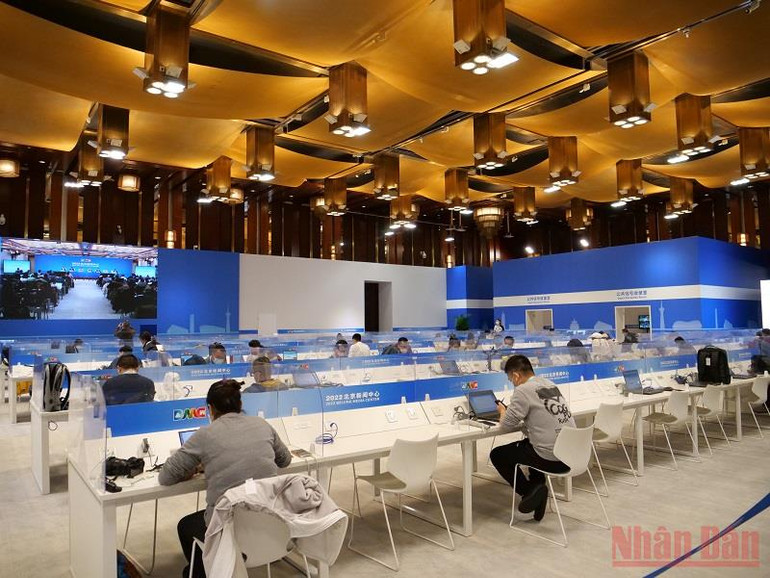 Khám phá Trung tâm báo chí Olympic Bắc Kinh 2022 -0