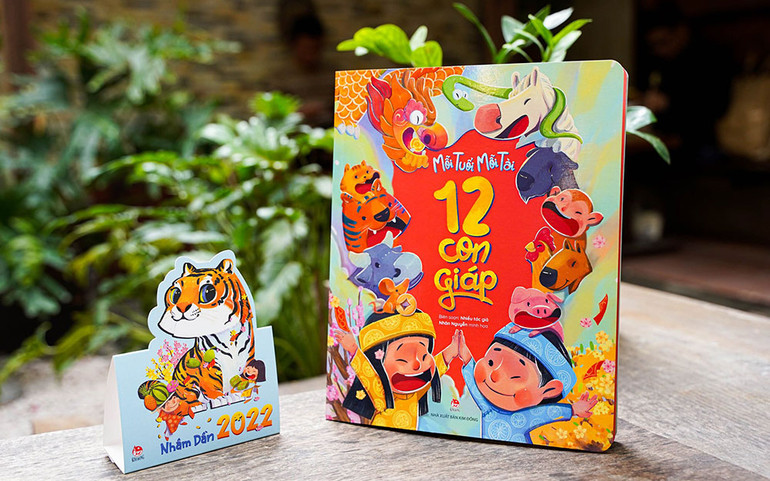 Sách "Mỗi tuổi mỗi tài-12 con giáp". (Ảnh: Kim Đồng) Sách Tết “đến hẹn lại lên” -0