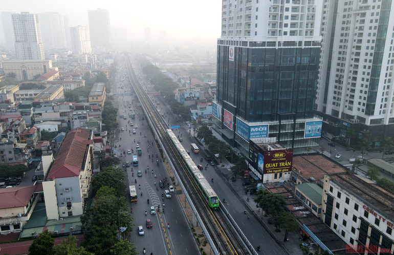 Ngày đầu tiên chạy thử tàu đường sắt Cát Linh – Hà Đông -0