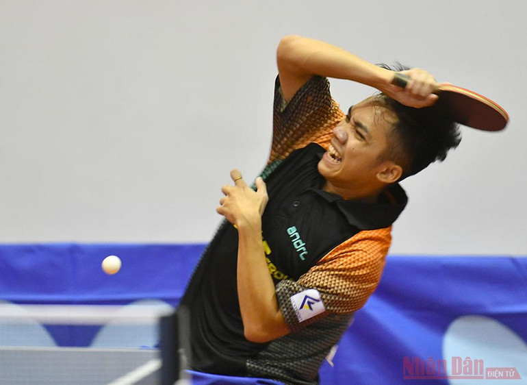 Những khoảnh khắc đẹp tại Giải vô địch bóng bàn Báo Nhân Dân -1