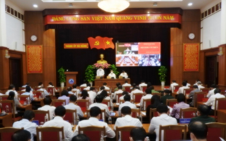 Hội nghị Hội nghị lần thứ năm Ban Chấp hành Đảng bộ thành phố Đà Nẵng. Xây dựng “Kế hoạch phục hồi kinh tế - xã hội trong điều kiện thích ứng, an toàn, linh hoạt với dịch Covid-19” -0