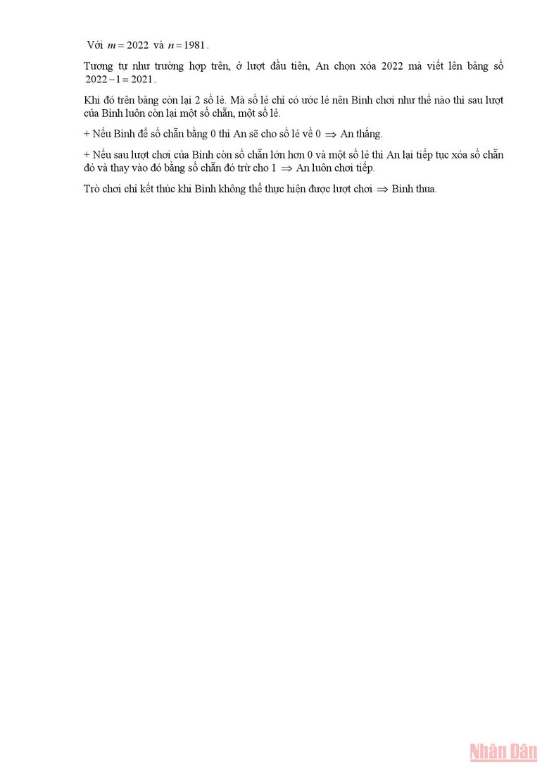 Gợi ý giải đề Toán thi vào lớp 10 chuyên Tin học -6