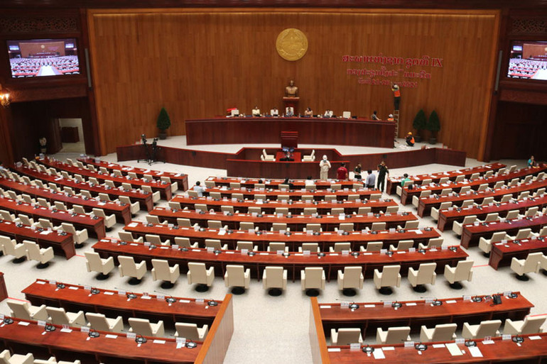 Bàn giao tạm thời Nhà Quốc hội Lào mới -0