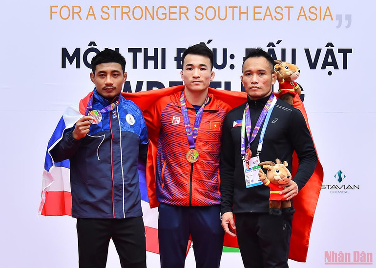 Đội tuyển vật Việt Nam chiến thắng áp đảo tại SEA Games 31 -0