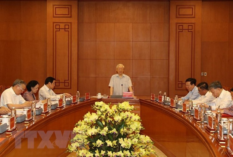 Tổng Bí thư chủ trì họp Thường trực Ban Chỉ đạo Trung ương về chống tham nhũng -0