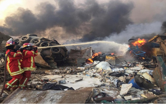 Nổ mạnh như động đất tại Lebanon, 78 người chết và 4.000 người bị thương -0