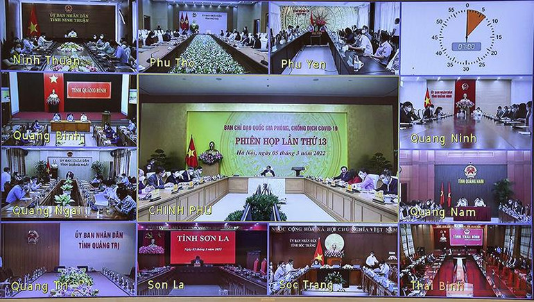 Ban Chỉ đạo quốc gia phòng, chống dịch Covid-19 họp phiên thứ 13 -0