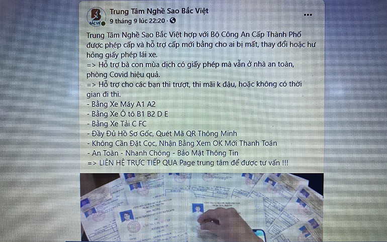 Rao bán bằng lái không cần thi – Công khai vi phạm pháp luật -0