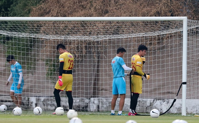 Đội tuyển Việt Nam luyện tập sẵn sàng cho trận gặp UAE -0