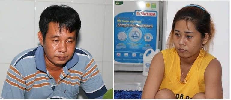 Đối tượng Trịnh Quốc Vinh (trái) và đối tượng Phạm Thị Thảo Anh. Sóc Trăng triệt phá đường dây lô, đề gần 700 triệu đồng -0