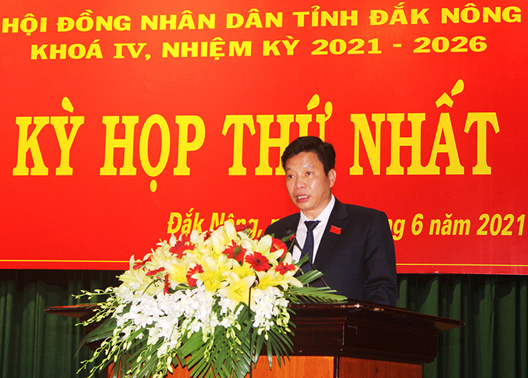 Đồng chí Lưu Văn Trung, Phó Bí thư Thường trực Tỉnh ủy Đắk Nông được bầu giữ chức Chủ tịch Hội đồng nhân dân tỉnh Đắk Nông khóa IV, nhiệm kỳ 2021-2026 Kiện toàn chức danh chủ chốt Hội đồng nhân dân, Ủy ban nhân dân tỉnh Đắk Nông -0