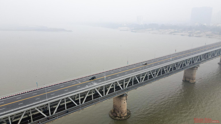 Cầu Thăng Long chính thức thông xe sau gần năm tháng sửa chữa -0