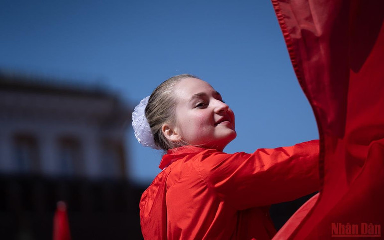 Hoạt động kỷ niệm 100 năm thành lập Đội Thiếu niên Tiền phong Lenin tại Nga -0