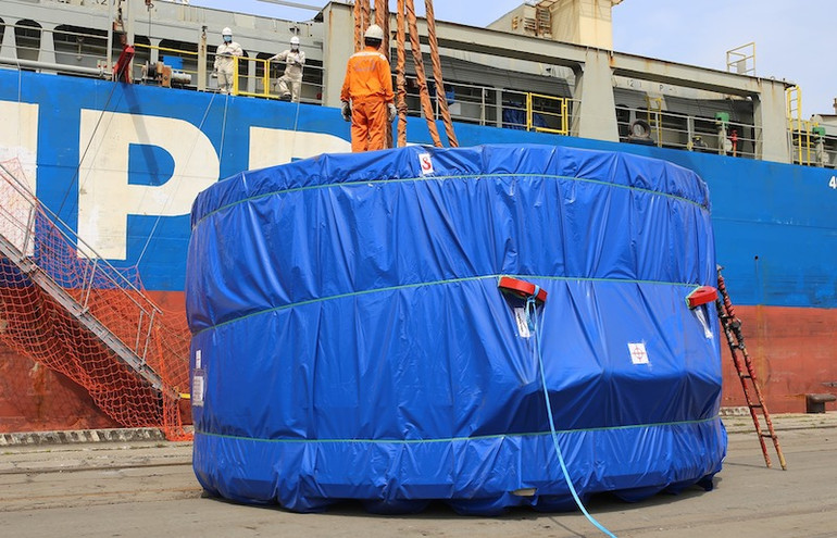 Máy đào hầm tuyến đường sắt đô thị số 3, đoạn Nhổn – Ga Hà Nội đã về Việt Nam -0