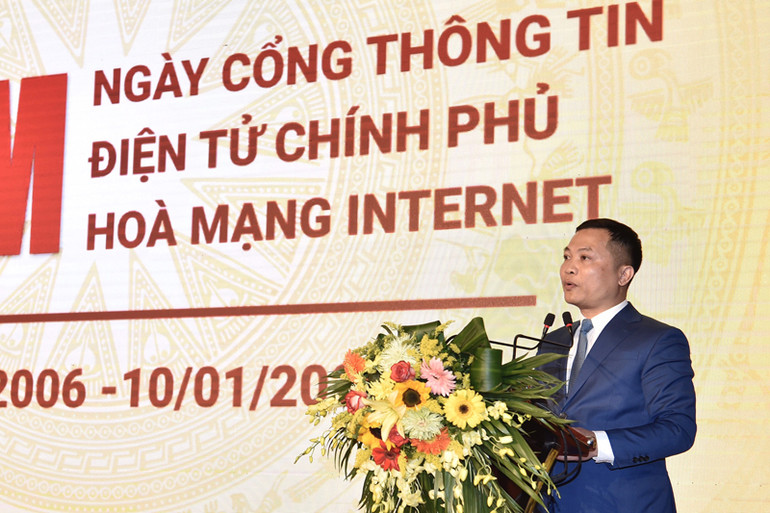 Đồng chí Nguyễn Hồng Sâm, Tổng giám đốc VGP. Kỷ niệm 15 năm Cổng Thông tin điện tử Chính phủ hòa mạng internet toàn cầu -0