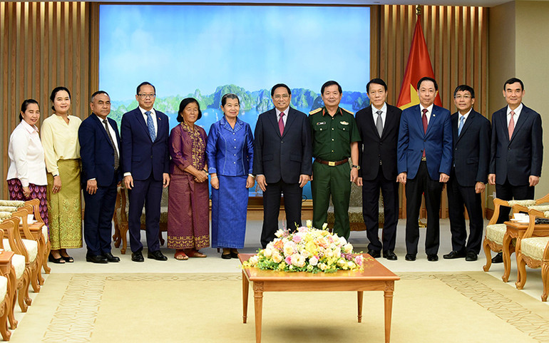 Quan hệ Việt Nam-Campuchia không ngừng được củng cố, phát triển -0