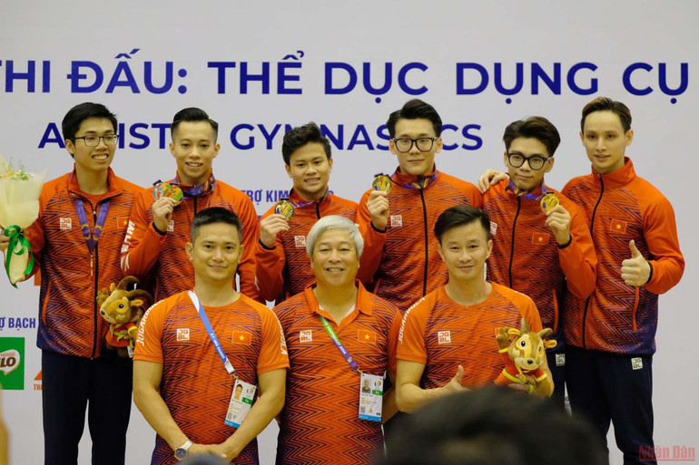 Đội tuyển thể dục dụng cụ xuất sắc vượt chỉ tiêu đề ra. Thể dục dụng cụ xuất sắc vượt chỉ tiêu đề ra -0