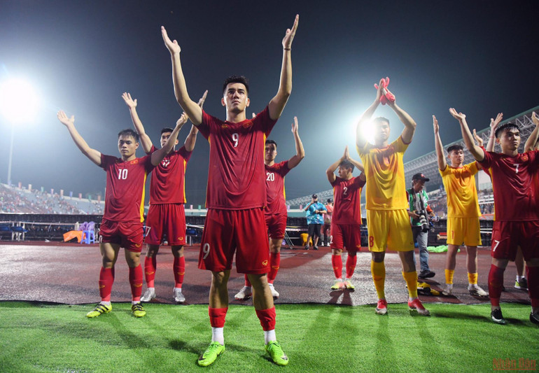 Ở lượt trận tới, U23 Việt Nam được nghỉ thi đấu trước khi chạm trán U23 Myanmar vào lúc 19 giờ ngày 13/5, cũng tại sân Việt Trì. (Ảnh: THÀNH ĐẠT) Những pha bóng đáng chú ý trong trận U23 Việt Nam - U23 Philippines -0