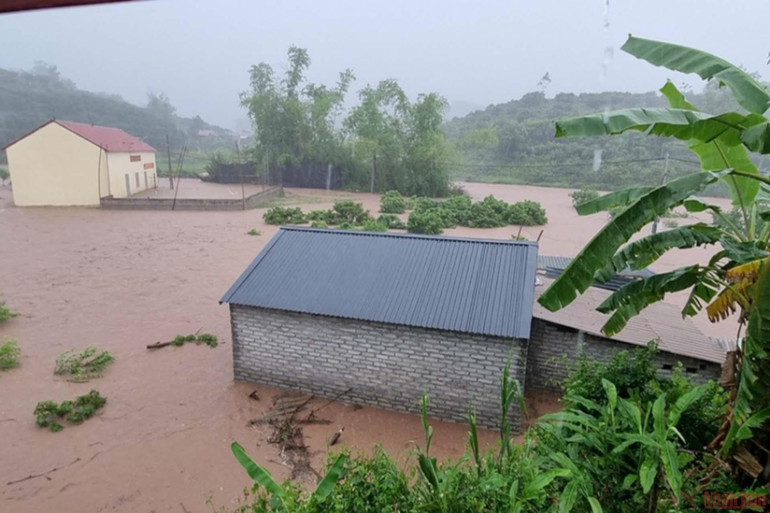 Mưa lũ gây nhiều thiệt hại ở Bắc Giang -0