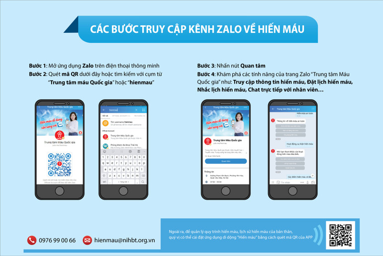 Dùng Zalo chatbot trong hoạt động hiến máu tình nguyện -0