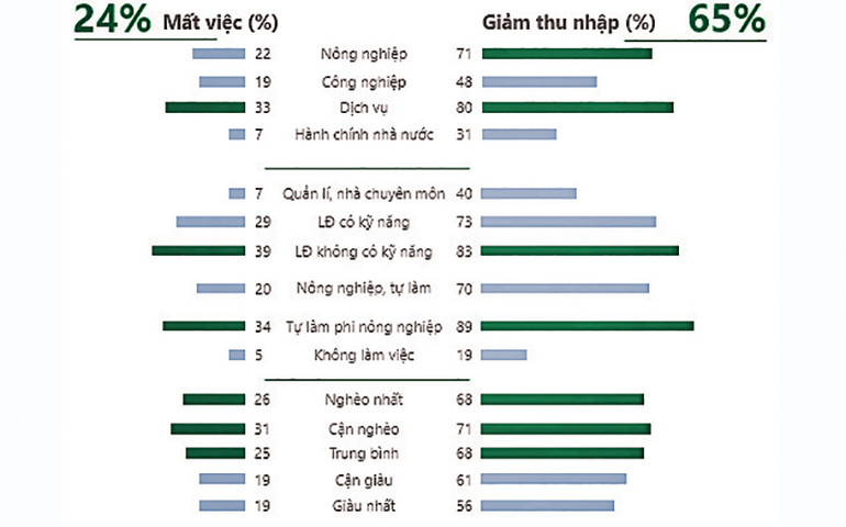 Mất việc làm, giảm thu nhập - nỗi lo mùa dịch -0
