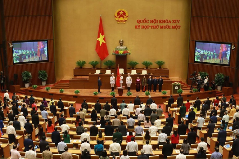 Đồng chí Vương Đình Huệ tuyên thệ nhậm chức Chủ tịch Quốc hội -0