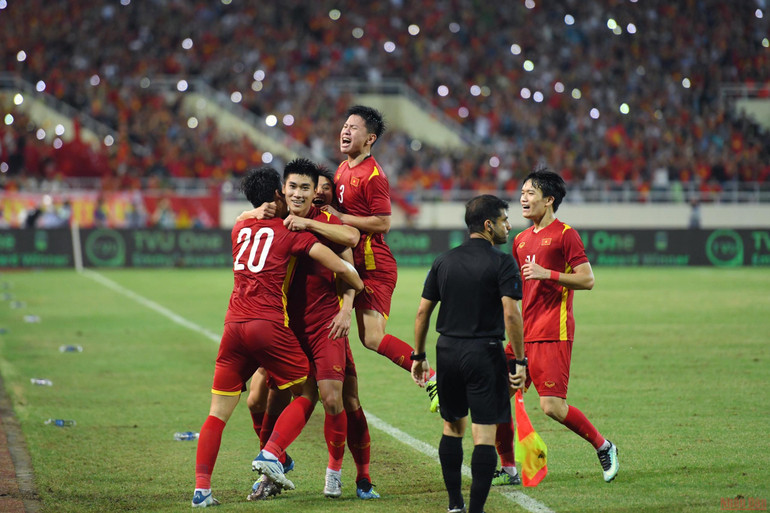 (Ảnh: THÀNH ĐẠT) U23 Việt Nam giành Huy chương Vàng bóng đá nam SEA Games 31 -2
