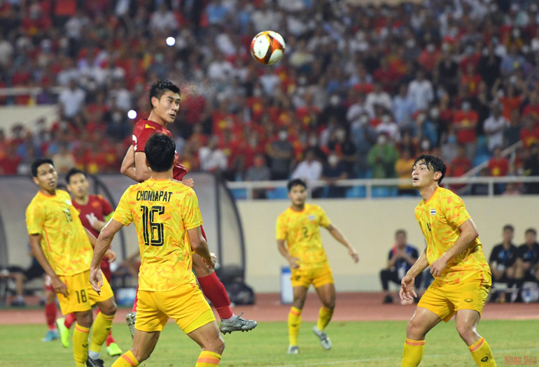 (Ảnh: THÀNH ĐẠT) U23 Việt Nam giành Huy chương Vàng bóng đá nam SEA Games 31 -0